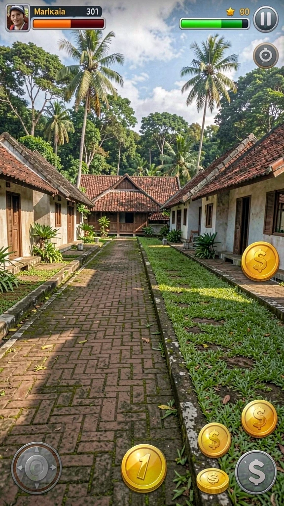 Grafis menarik yang memperkaya pengalaman bermain.