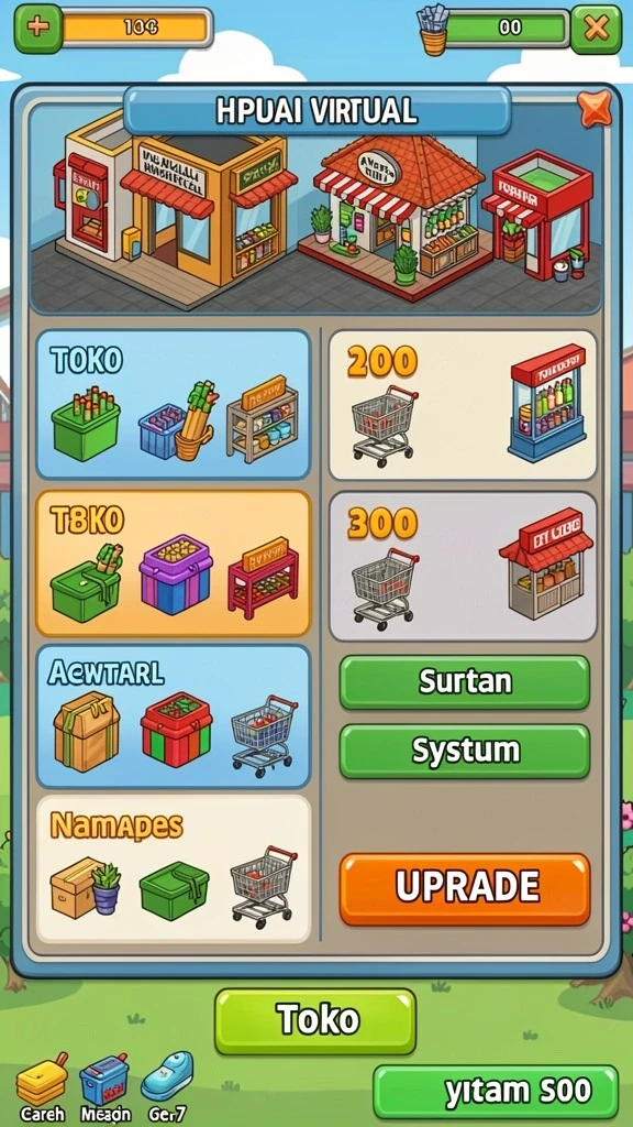 Tampilan antarmuka yang menarik dan user-friendly.