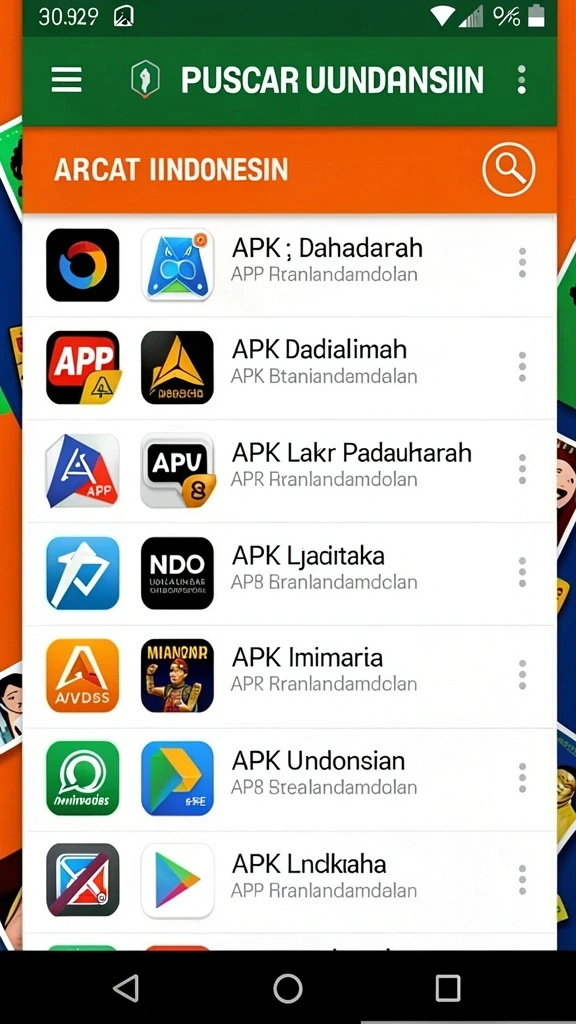 Karakter unik dengan gaya yang bervariasi.
