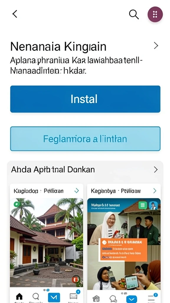 Tampilan antarmuka yang intuitif dan ramah pengguna.