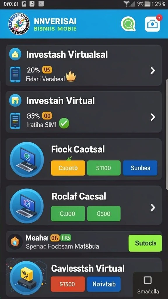 Screenshot menunjukkan tema permainan yang menarik.