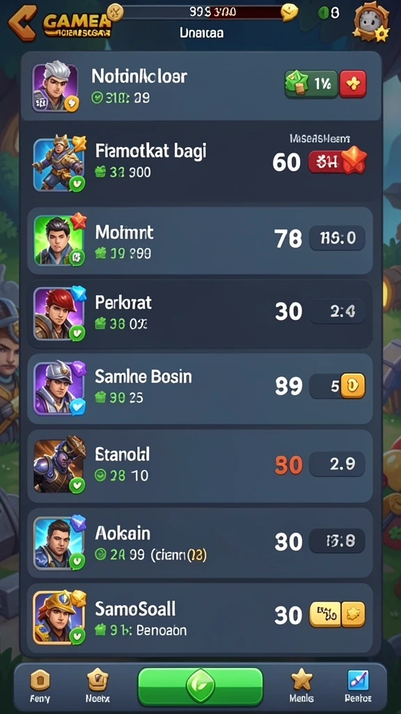 Tampilkan fitur interaksi sosial yang menarik di game.