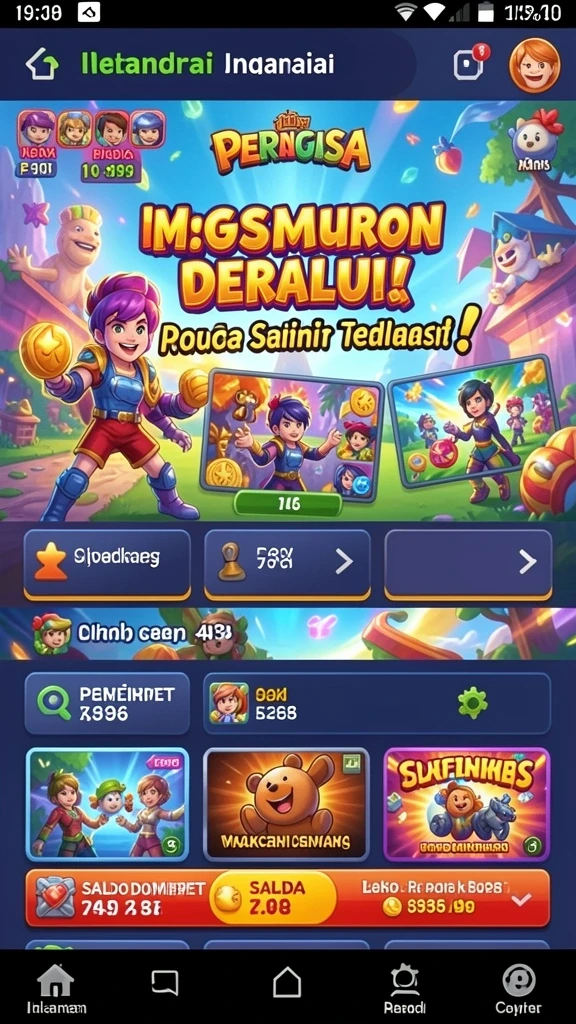 Gameplay interaktif yang menantang bersama teman.