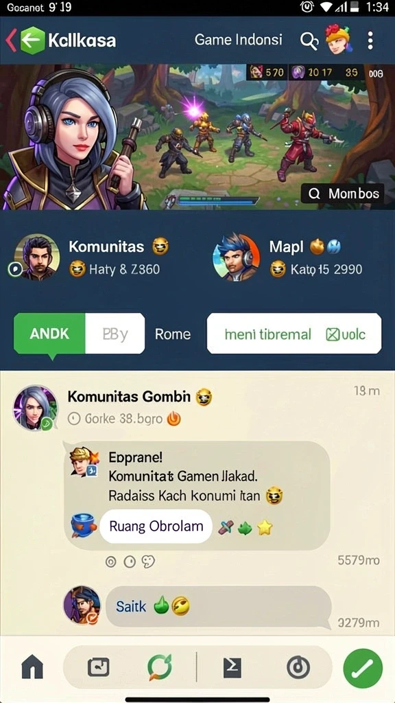 Tampilan antarmuka yang menarik dan mudah digunakan.