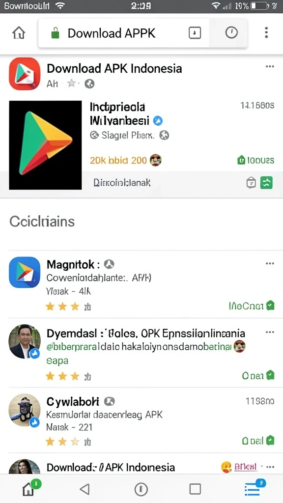 Berbagai pilihan permainan yang siap dimainkan.