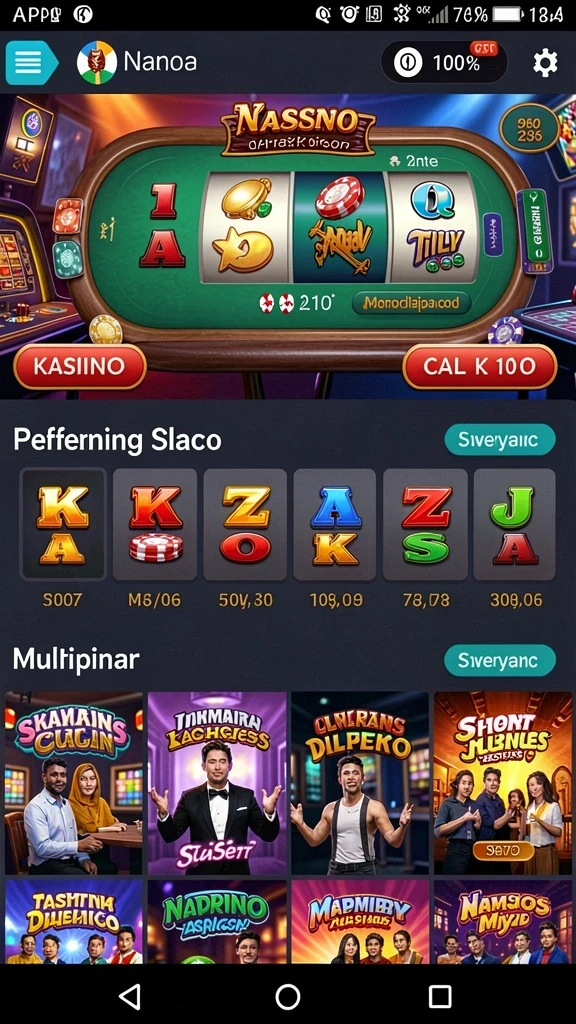 Beragam pilihan permainan slot yang menarik.