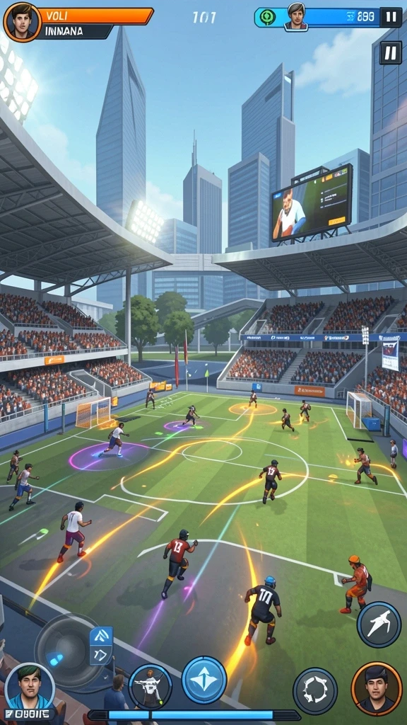 Gameplay seru dengan banyak pilihan mode permainan.
