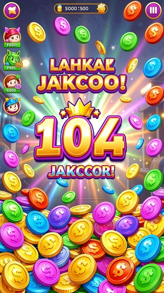 Tampilan home screen yang menarik dan mudah dinavigasi.