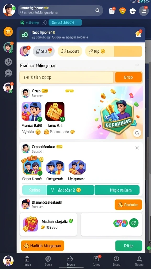 Tampilan antarmuka yang user-friendly dan menarik.
