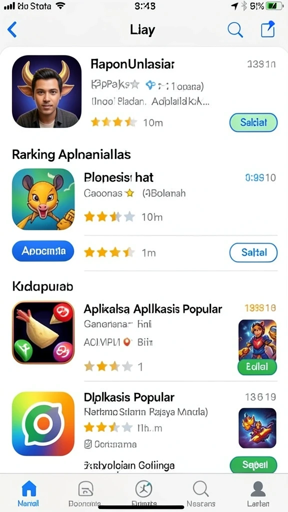 Karakter-karakter unik siap untuk dijelajahi.