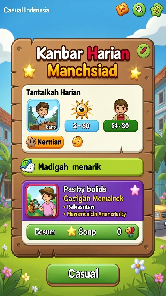 Fitur sosial yang menghubungkan pemain.