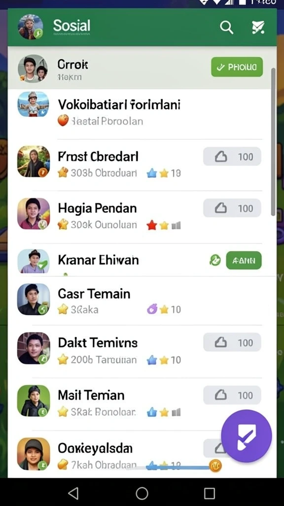 Screenshot menunjukkan antarmuka yang menarik dari mesin slot.