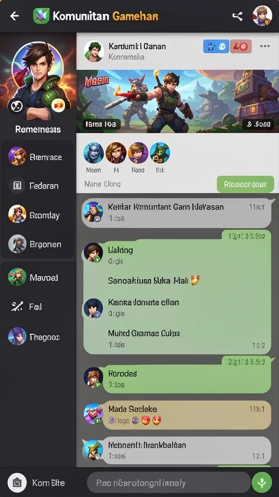 Beragam pilihan permainan yang menghibur.