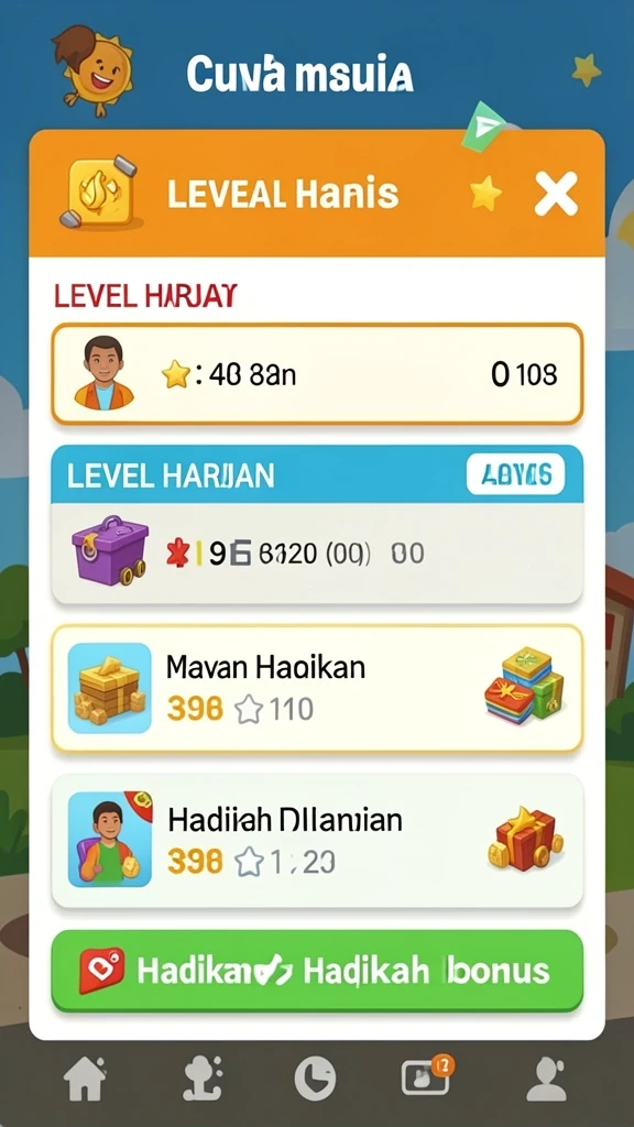 Salah satu level yang menantang dan seru.