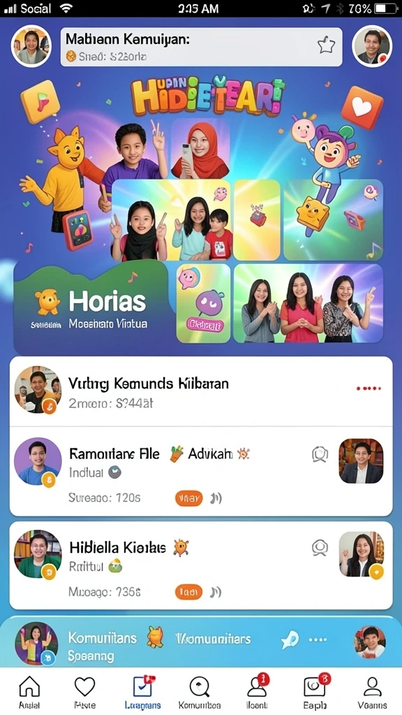 Halaman hadiah dengan daftar hadiah menarik dan syarat-syaratnya.