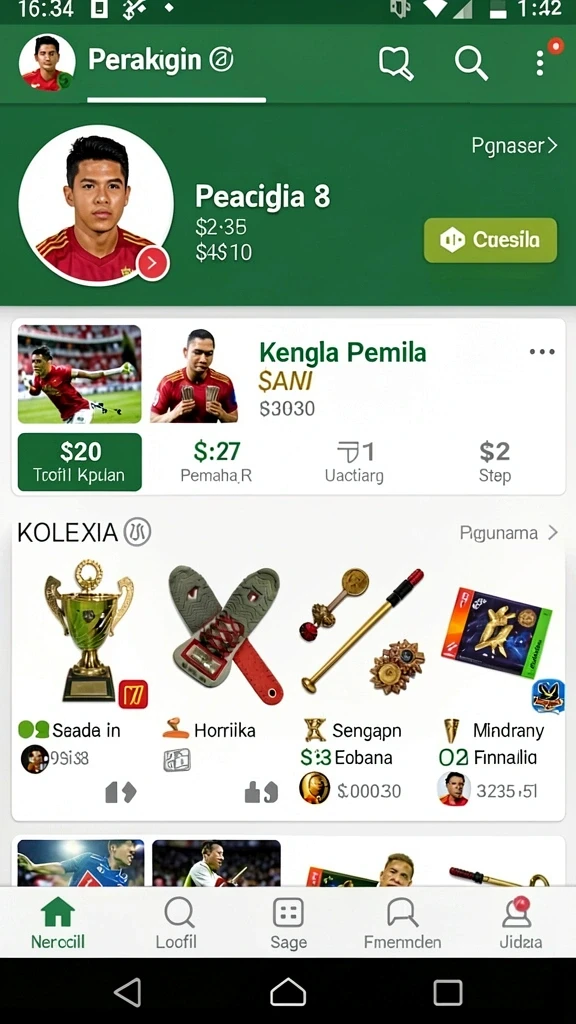 Tampilan antarmuka yang intuitif dan menarik.