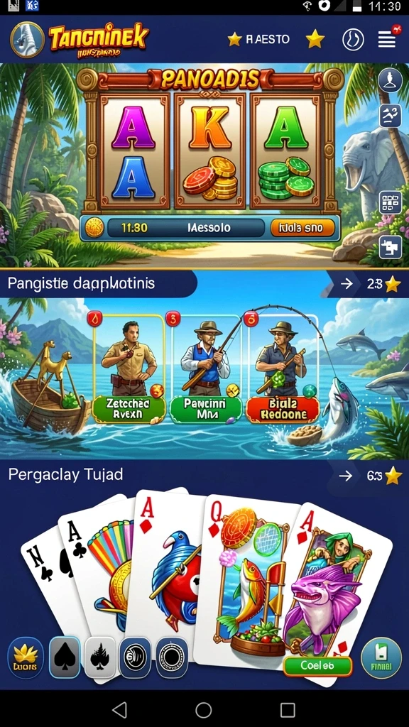 Tangkapan layar menunjukkan skenario permainan yang menarik.