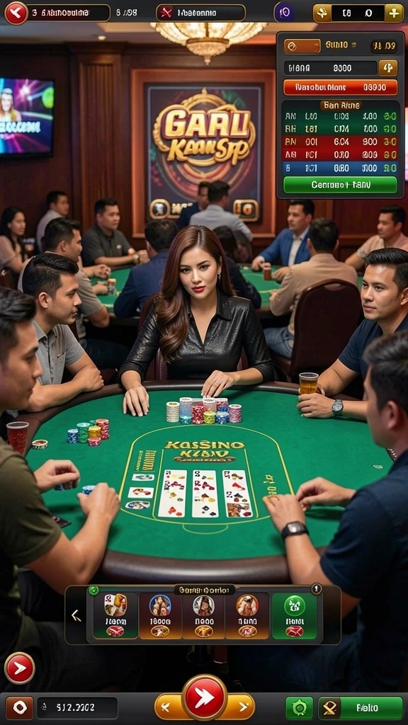 Beragam permainan slot dengan tema berbeda.