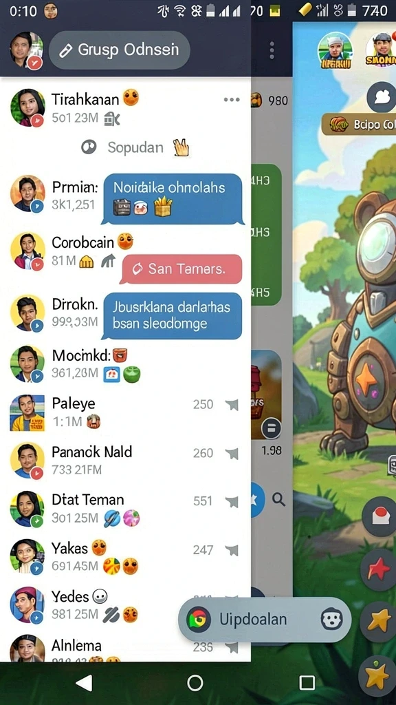 Tantangan seru yang harus diselesaikan pemain.