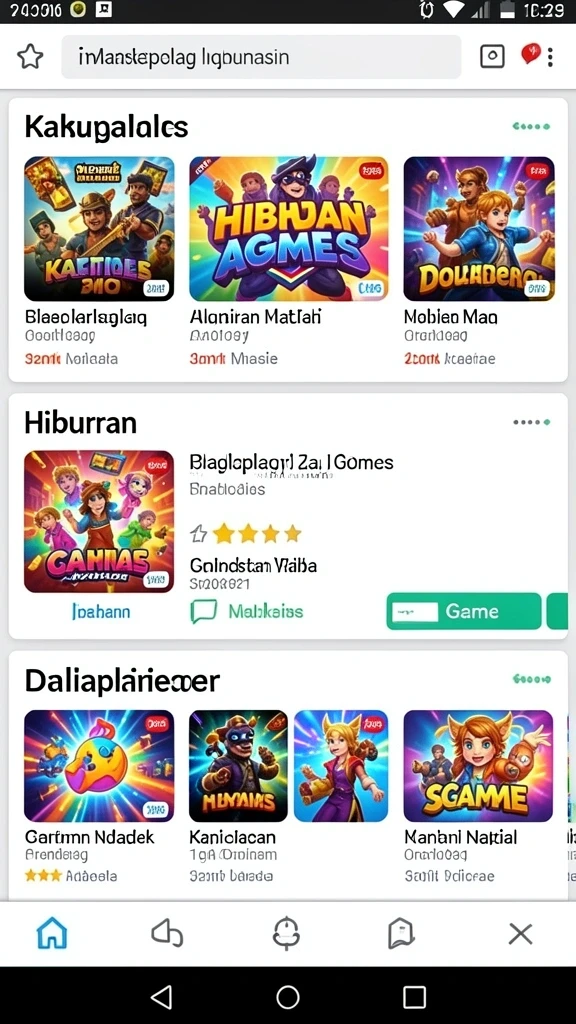Screenshot dari misi pertempuran yang menegangkan.