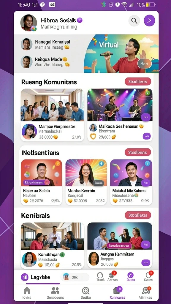 Tampilan awal game yang menarik dan penuh warna.