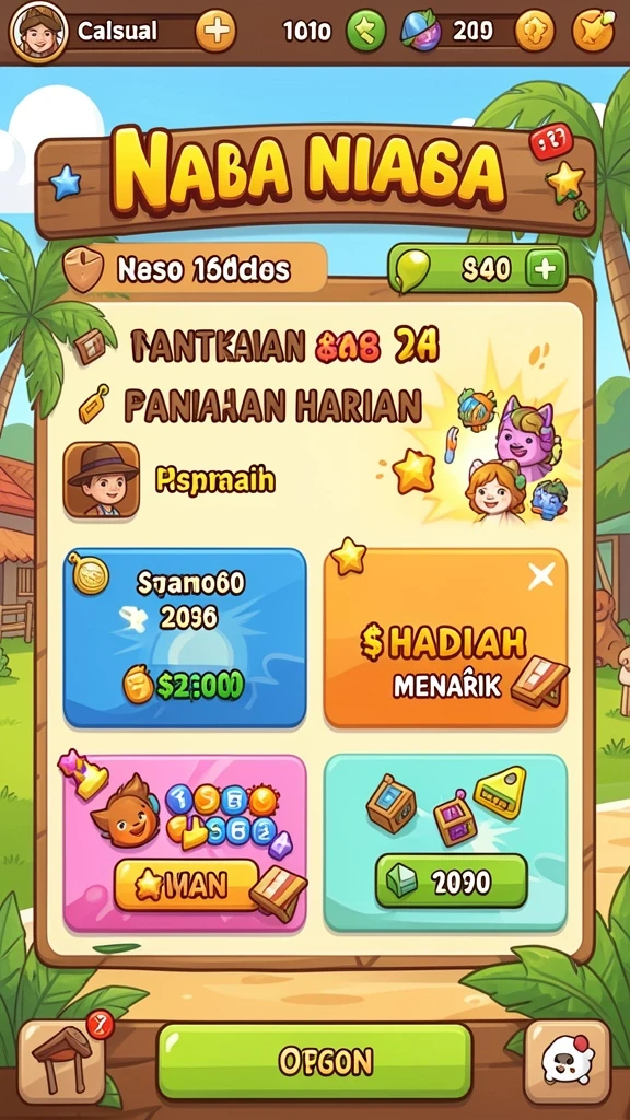 Berbagai karakter unik yang dapat dipilih dalam SATSET138.