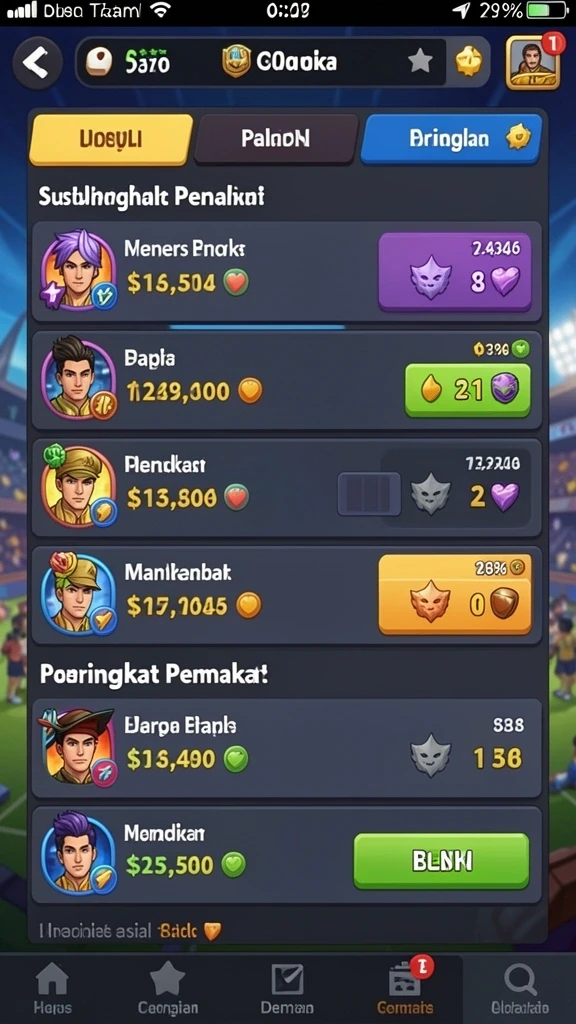 Bonus menarik yang ditawarkan kepada pemain.