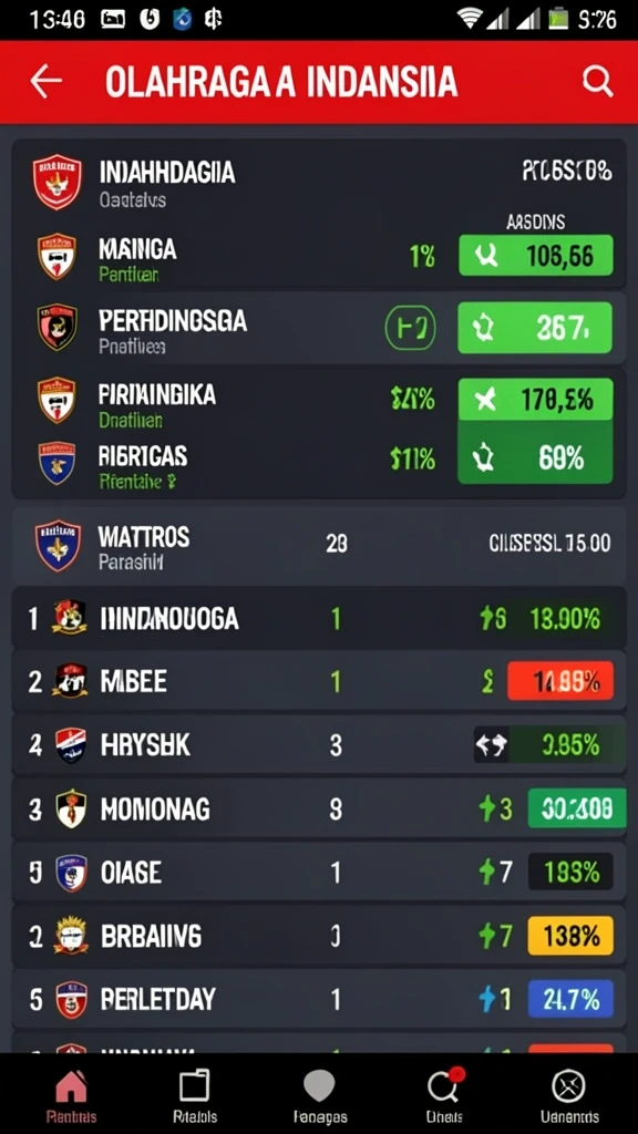 Tampilan menu utama yang menarik dan interaktif.